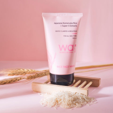 Rice Bran (Komenuka こめぬか) Face Wash | Clarifies & Brightens