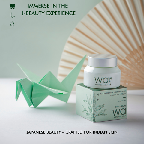 Green Tea (まっちゃ) Face Cream | Hydrates & Rejuvenates